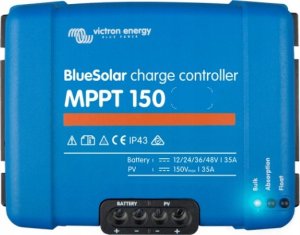 Ładowarka solarna Victron Energy Victron Energy Regulator ładowania Blue Solar MPPT 150V/45A 1