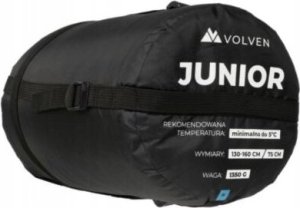 Volven śpiwór dziecięcy junior-niebieski-prawy 7