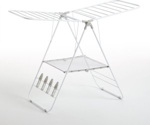 Suszarka na pranie Rayen Suszarka na pranie z uchwytami na buty Rayen - 145 x 61 cm, Biały 3