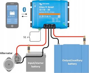 Ładowarka Victron Energy Victron Energy Konwerter Orion-Tr Smart 24/12-30A Isolated DC-DC charger 5
