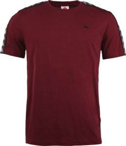 Kappa T-shirt męski Kappa LENO 312006 - bordo M 1