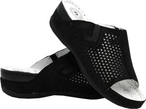 Jezzi Wygodne klapki damskie COMFORT SHOE 24SD18-7112 - black 37 1