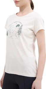 4f T-shirt damski z bawełny organicznej 4F SS23TTSHF273 - złamana biel XL 1