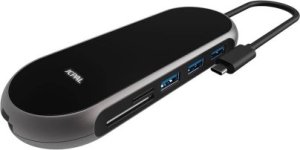 Adapter USB Jcpal JCPAL KONCENTRATOR ADAPTER ONYX USB-C 9-Port HUB (czarny) 1