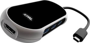 Adapter USB Jcpal JCPAL KONCENTRATOR ADAPTER ONYX USB-C 6-Port HUB (czarny) 1