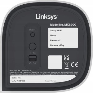 Router Linksys Linksys Velop Pro WiFi 6E Mesh System MX6203-KE 5,4 Gb/ do 825m 3 sztuki 4