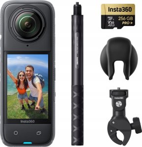 Kamera Insta360 Insta360 X4 - Kamera sportowa Szerokokątna 360 4K UHD Pakiet Motocyklisty 1