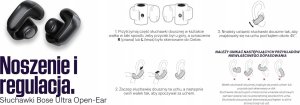 Słuchawki Bose Słuchawki douszne Bose Ultra Open Ear Czarne 48 godzin pracy baterii 2024 4