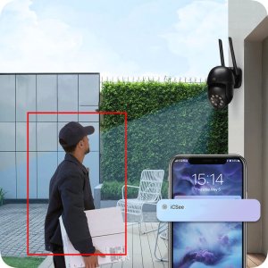 Kamera IP Zintronic Kamera Obrotowa IP I8 DARK WiFi PTZ 8MPx  4K UHD 6