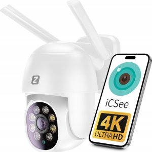 Kamera IP Zintronic Kamera Obrotowa IP I8 WiFi PTZ 8MPx  4K UHD 12