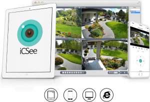 Kamera IP Zintronic Kamera Obrotowa IP I8 WiFi PTZ 8MPx  4K UHD 8