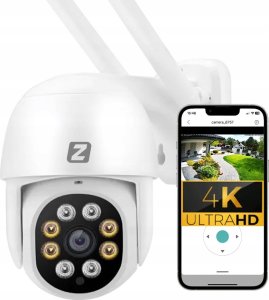 Kamera IP Zintronic Kamera Obrotowa IP I8 WiFi PTZ 8MPx  4K UHD 9