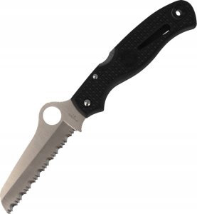 Spyderco Nóż Spyderco Atlantic Salt Black FRN Spyder C89SBK 1