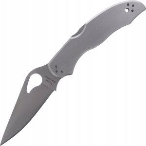 Spyderco Nóż składany Spyderco Byrd Harrier 2 Stainless, Plain (BY01P2) 1