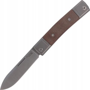 LionSteel Knives Nóż składany LionSteel bestMAN Natural Micarta, Drop Blade (BM2 CVN) 1