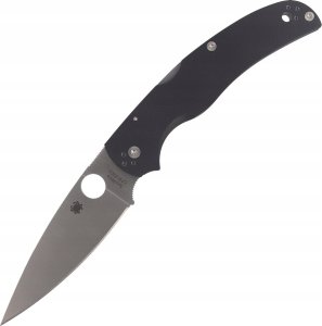 Spyderco Nóż składany Spyderco Native Chief G10 Black, Satin Plain CPM S30V by Sal, Eric Glesser (C244GP) 1