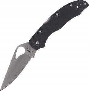 Spyderco Nóż składany Spyderco Byrd Harrier 2 G-10 Black, Plain (BY01GP2) 1