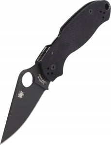 Spyderco Nóż składany Spyderco Para 3 G-10 Black / Black Blade Plain (C223GPBK) 1