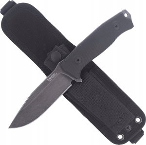 LionSteel Knives Nóż LionSteel G10 Black, PVD / Stone Washed Sleipner (M5B G10) 1