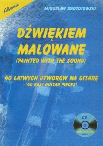 Wydawnictwo Muzyczna ABSONIC Dźwiękiem malowane 40 łatwych utworów na git + MP3 1