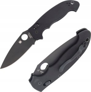 Spyderco Nóż składany Spyderco Manix 2 XL G-10 Black / Black Blade Plain (C95GPBBK2) 1