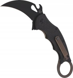 Fox Nóż składany FOX Karambit Titanium Frame Lock / Carbon Fiber, Cerakote Black Elmax (FX-599TiC) 8