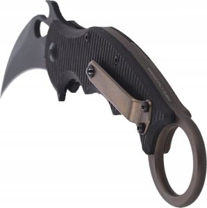 Fox Nóż składany FOX Karambit Titanium Frame Lock / Carbon Fiber, Cerakote Black Elmax (FX-599TiC) 9