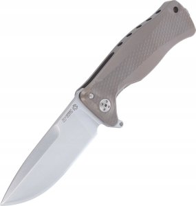 LionSteel Knives Nóż składany LionSteel SR11 Bronze Titanium, Satin Sleipner by Molletta (SR11 B) 1