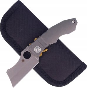 Spyderco Nóż składany Spyderco Stovepipe Titanium CPM 20CV Plain (C260TIP) 2