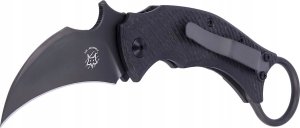 Fox Nóż składany FOX Karambit Black Bird by Bastinelli Carbon Fiber / Gray Titanium, PVD Elmax (FX-591 TiCB) 3