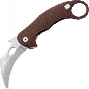 LionSteel Knives Nóż składany LionSteel L.E.One Karambit Earth Brown Aluminium, Stonewashed MagnaCut by Emerson Design (LE1 A ES) 1