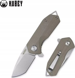 Kubey Knife Nóż składany Kubey Knife Campe, Khaki G10, Bead Blasted D2 (KU203G) 1