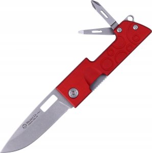 Maserin Nóż składany/Multi-Tool Maserin D-Dut 214 Red Aluminium, Stonewashed 440C by Bonus (214/R) 1