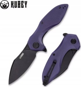 Kubey Knife Nóż składany Kubey Noble Purple G10, Dark Stonewashed D2 (KU236E) 1