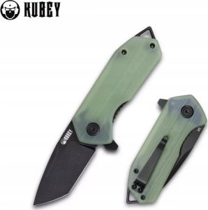 Kubey Knife Nóż składany Kubey Campe Jade G10, Dark Stonewashed D2 (KU203I) 1