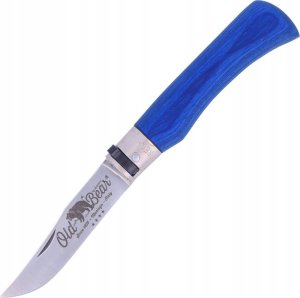 Antonini Italy Nóż składany Antonini Old Bear Laminated Blue Wood, Satin Stainless (9307/21_MBK) 1