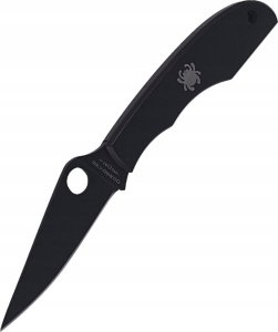 Spyderco Nóż składany Spyderco Grasshopper Stainless Black Plain (C138BKP) 1