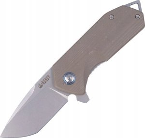 Kubey Knife Nóż składany Kubey Knife Campe, Tan G10, Sandblast D2 (KU203C) 1