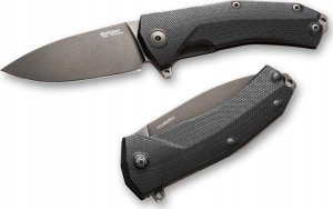 LionSteel Knives Nóż składany LionSteel KUR Black G10, Black Stonewashed Sleipner by Molletta (KUR BBK) 9