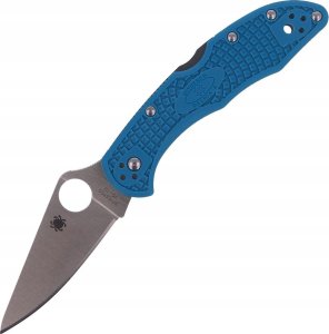 Spyderco Nóż składany Spyderco Delica 4 FRN Blue Flat Ground Plain (C11FPBL) 1