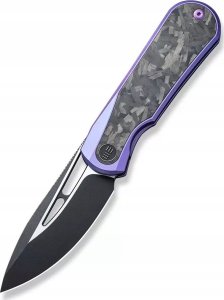 WE Knife Nóż składany WE Knife Baloo Purple Titanium / Shredded Carbon Fiber, Black Stonewashed CPM 20CV by Ostap Hel (WE21033-3) 1