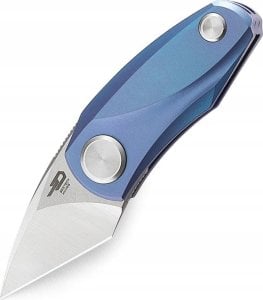 Bestech Knives Nóż składany Bestech Tulip Frame Lock Blue Titanium, Stonewash / Satin M390 by Ostap Hel (BT1913B) 1