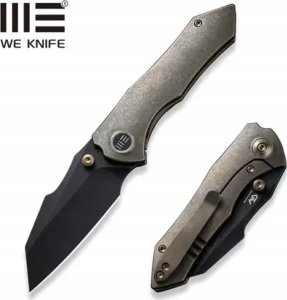 WE Knife Nóż składany WE Knife High-Fin Bronze Titanium, Black Stonewashed CPM 20CV by Gavko Knives (WE22005-2) 5