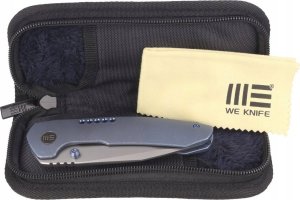 WE Knife Nóż składany WE Knife Trogon Blue Titanium, Silver Bead Blasted CPM 20CV by Brian Brown (WE22002B-1) 3