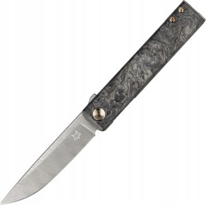 Fox Nóż składany FOX Chnops Marble Carbon Fiber, Damasteel DS93X Gysinge 1