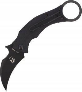 Fox Nóż składany FOX Karambit Black Bird by Bastinelli G10 Black, Black Idroglider (FX-591) 1