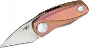 Bestech Knives Nóż składany Bestech Tulip Frame Lock Pink Titanium, Stonewash / Satin M390 by Ostap Hel (BT1913D) 1