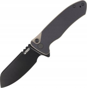 Kubey Knife Nóż składany Kubey Knife Creon Black/Tan G10, Blackwashed AUS-10 (KU336F) 1