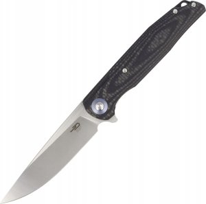 Bestech Knives Nóż składany Bestech Ascot Carbon Fiber / Black G10, Satin D2 (BG19A) 1