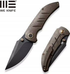 WE Knife Nóż składany WE Knife Riff-Raff Bronze Titanium, Black Stonewash CPM 20CV by Matthew Christensen (WE22020B-1) 1